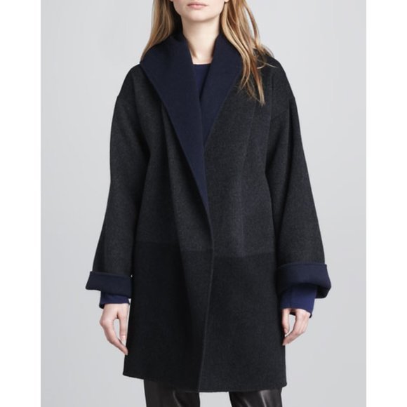 Vince Jackets & Blazers - Vince Colorblock Shawl-Collar Coat